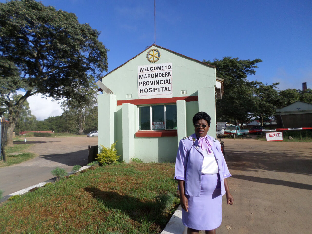 Matron at Marondera Provincial Hospital, a TENDAI site. Credit: Melanie Abas